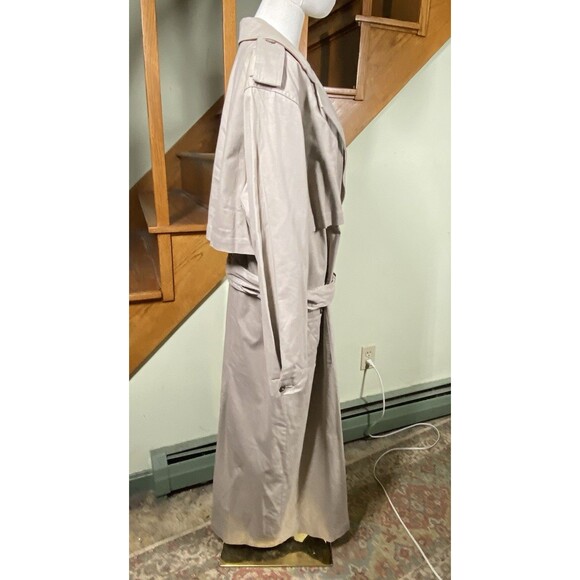 Vintage Together Trench Coat Womens Plus 18W Belt Duster Chic Elegant Y2K Retro - Picture 9 of 16